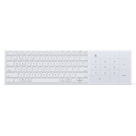 Drahtlose Tastatur DUX DUCIS LK, BT / Wi-Fi, Weiß