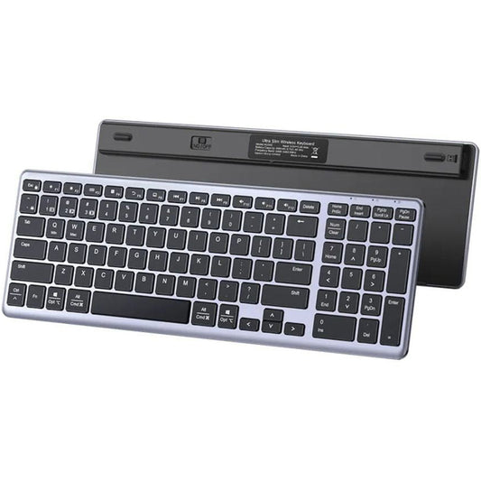 UGREEN KU005 Kabellose Tastatur, BT / Wi-Fi, Grau