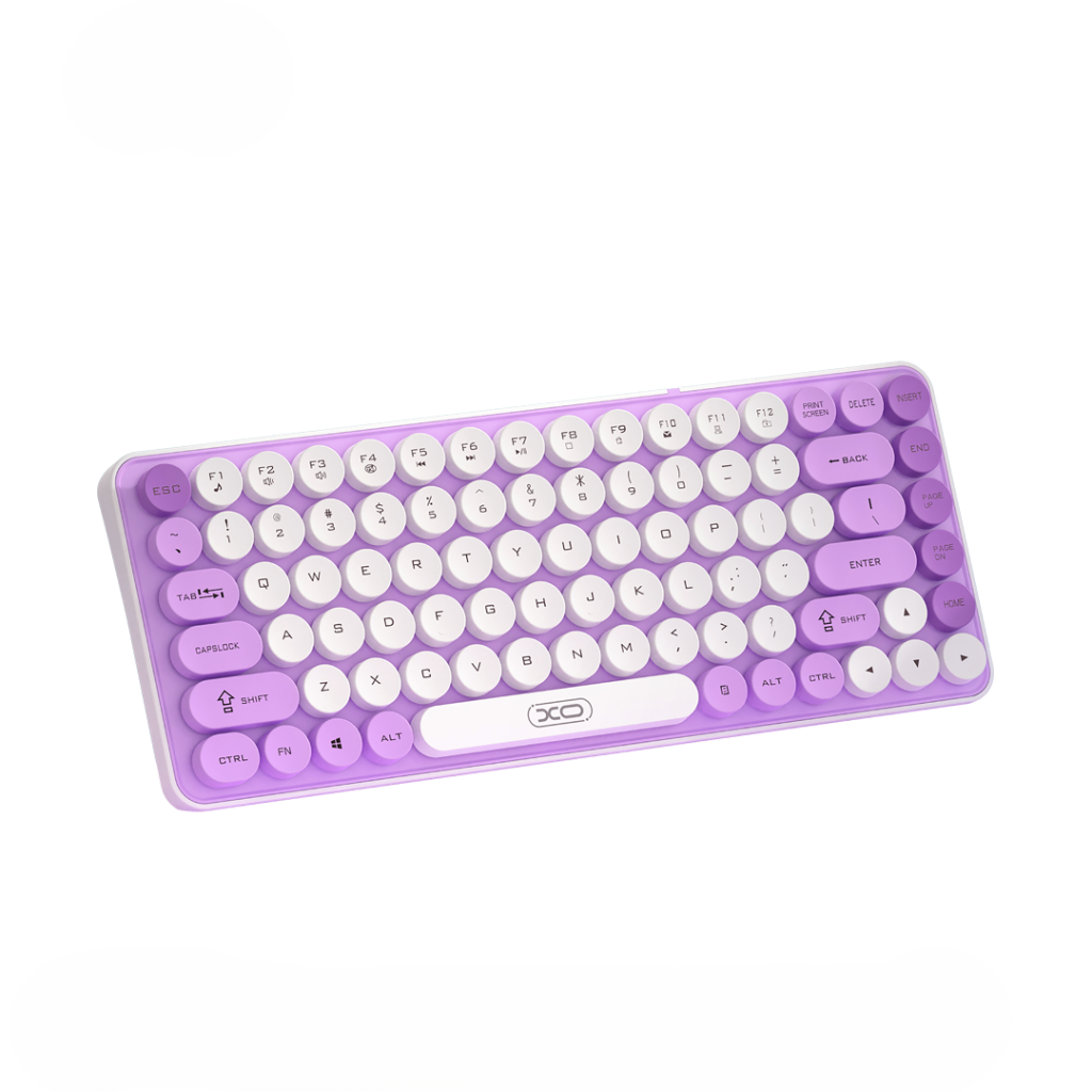 Kabellose Tastatur XO Design KB-12, BT / Wi-Fi, Lila