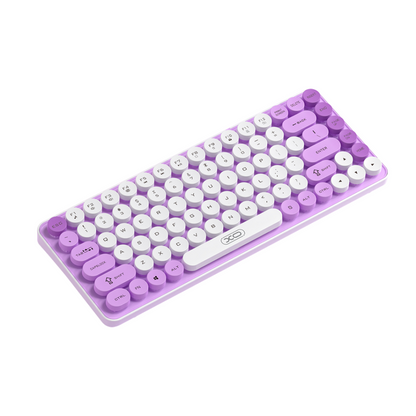 Kabellose Tastatur XO Design KB-12, BT / Wi-Fi, Lila