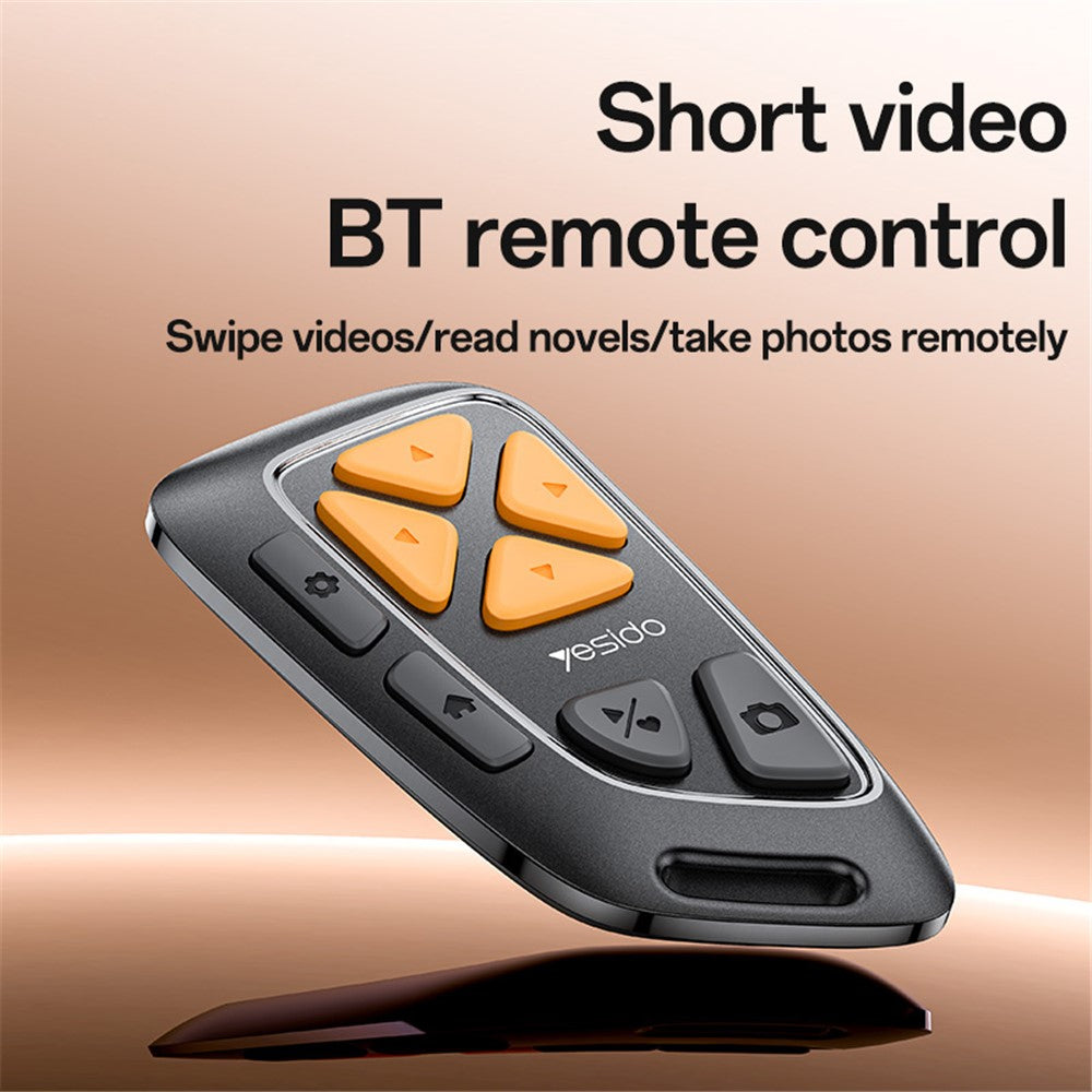 Bluetooth-Multimedia-Fernbedienung Yesido SF25, Schwarz