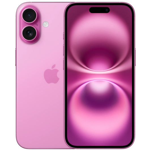 Apple iPhone 16 Mobile Phone, 128GB, Pink MYEA3ZD/A