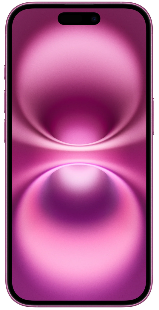 Apple iPhone 16 Mobile Phone, 128GB, Pink India Spec MYEA3HN/A