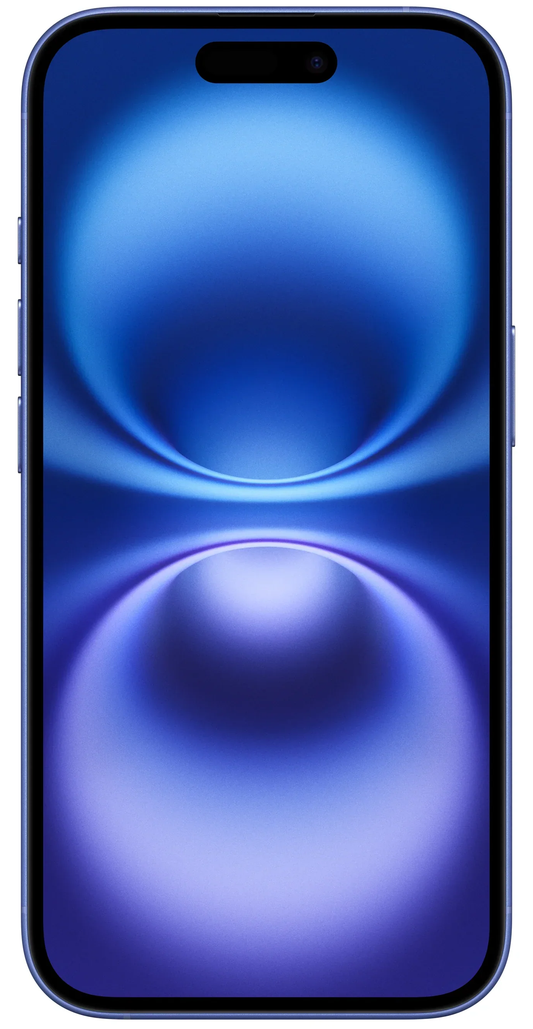 Apple iPhone 16 Mobile Phone, 128GB, Ultramarine India Spec MYECHN/A