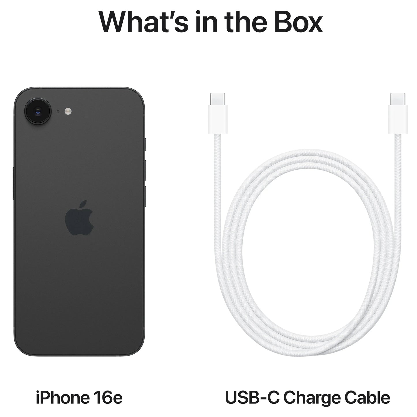 Mobiltelefon Apple iPhone 16e, 128GB, Schwarz MD1Q4ZD/A