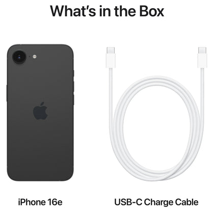 Mobiltelefon Apple iPhone 16e, 128GB, Schwarz MD1Q4ZD/A
