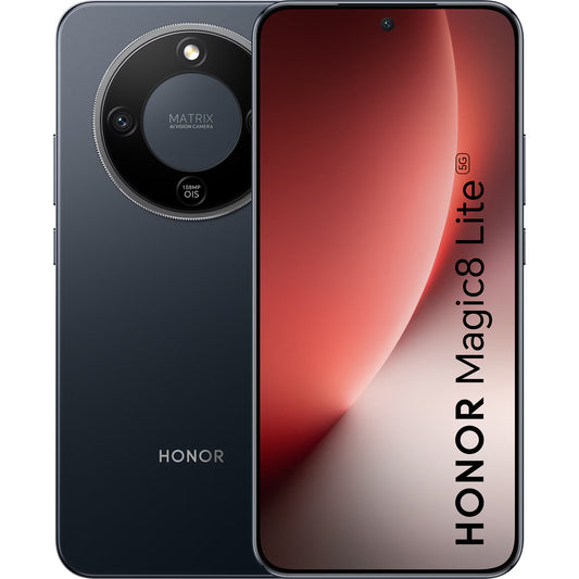 Honor Magic8 Lite 5G Dual SIM Mobiltelefon, 256GB, 8GB, Midnight Black 5109BYQT