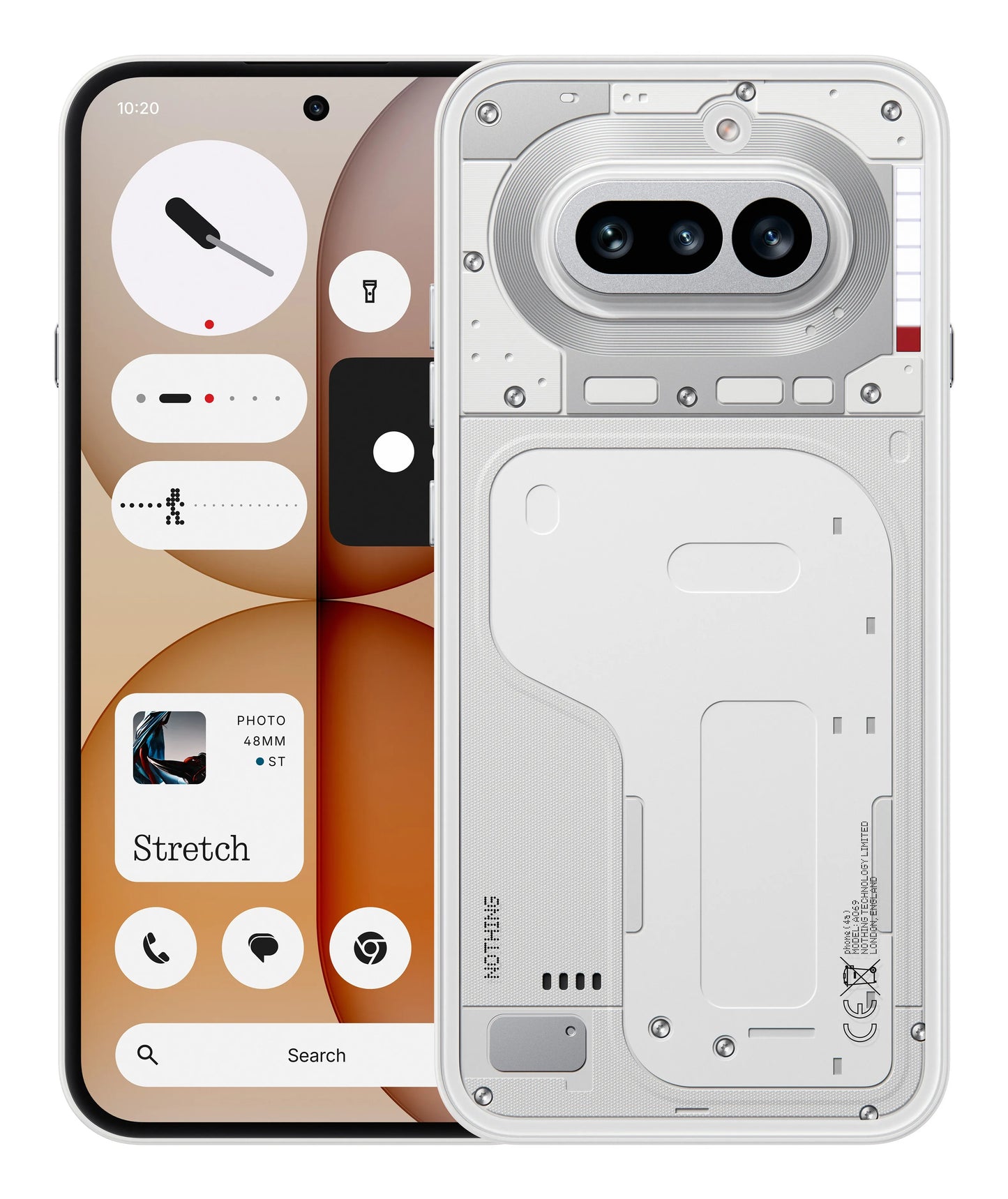 Téléphone Mobile Nothing Phone (4a), 128GB, 8GB, Blanc A10400277