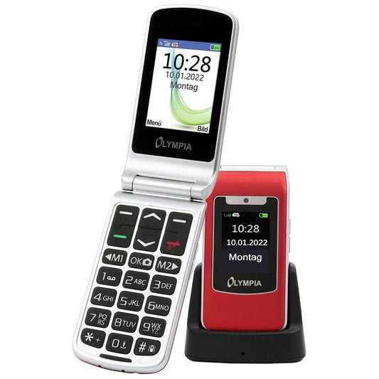 Téléphone Mobile Olympia Style Duo, 48MB, Rouge 2298