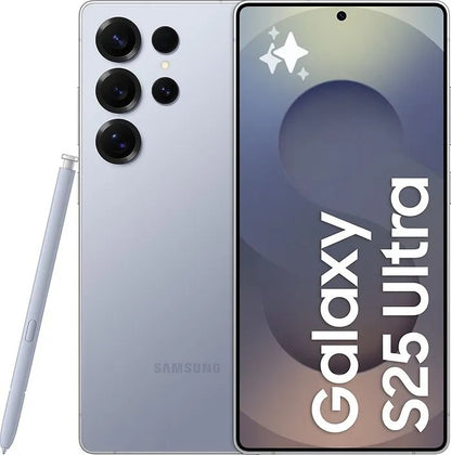 Samsung Galaxy S25 Ultra Mobile Phone, 256GB, 12GB, Titanium Silverblue DACH SM-S938BZBDEUE