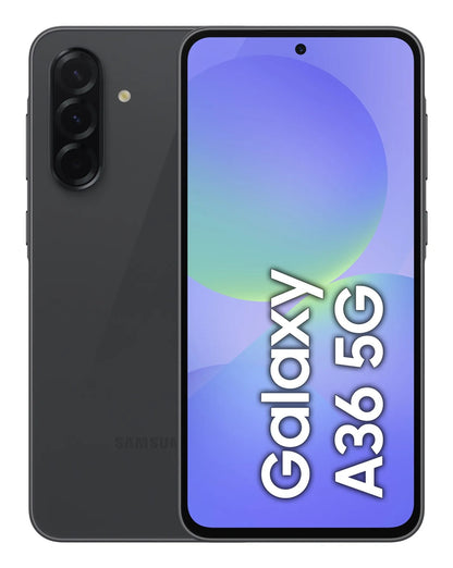 Samsung Galaxy A36 Mobile Phone, 128GB, Awesome Black SM-A366BZKBEUB