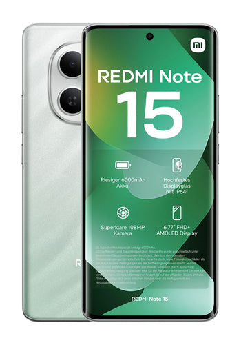 Téléphone Mobile Xiaomi Redmi Note 15 4G, 256GB, 8GB, Vert MZB0MNPEU