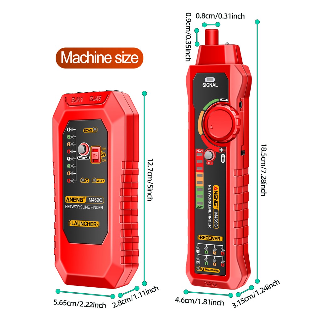 UTP-Netzwerkkabeltester ANENG M469C