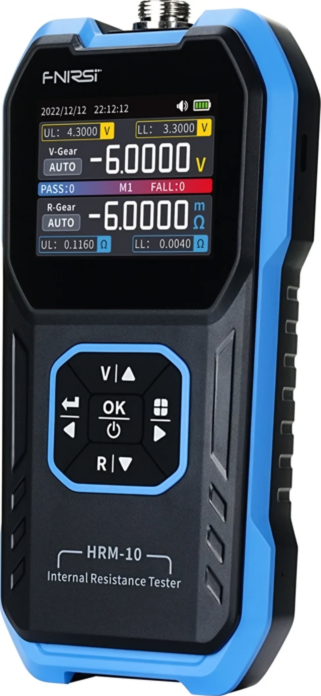 Fnirsi HRM-10 Service Tester for measuring internal resistance and battery/accumulator voltage