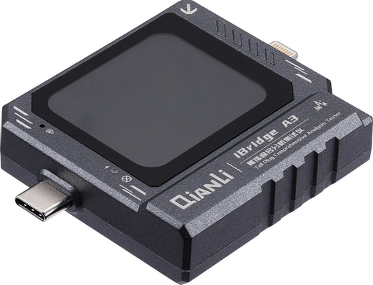 Testeur de service QIANLI iBridge A3, Lightning (8 broches) / USB-C (24 broches)
