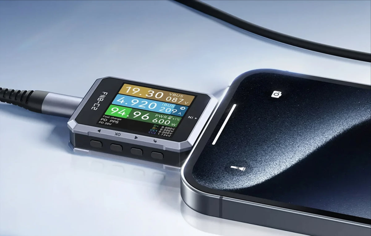 Testeur de tension Fnirsi FNB-C2, USB-C