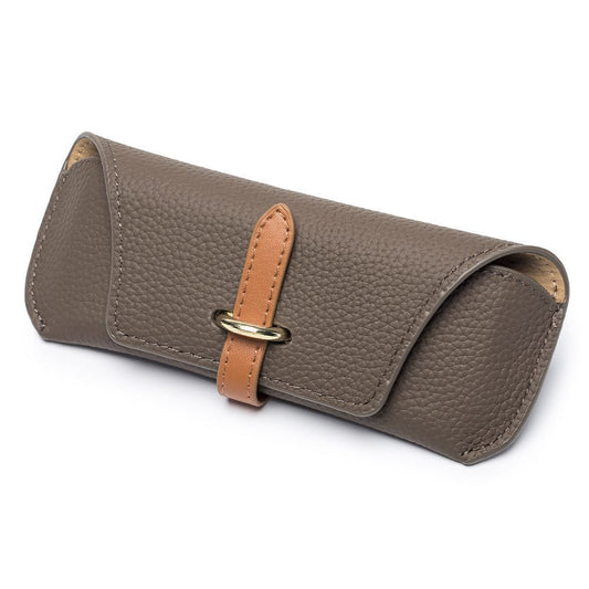Étui à lunettes Techsuit ETL3, 170mm x 65mm x 20mm, Marron