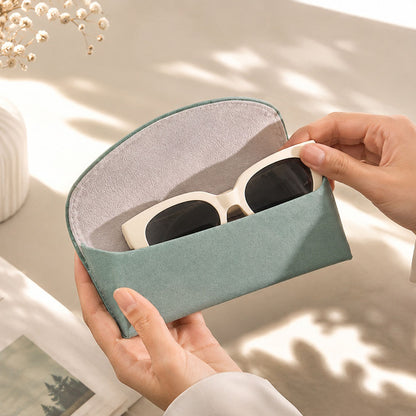 Techsuit ETM3 Glasses Case, 152mm x 66mm x 36mm, Beige