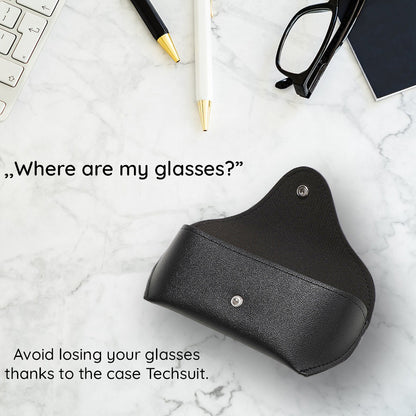 Étui à lunettes Techsuit ETPU1, 167mm x 70mm x 40mm, Noir
