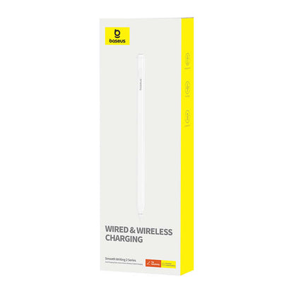 Touch Pen Baseus Smooth Writing pour Apple iPad, Version Wireless & Wired Active, Blanc C40169009123-00