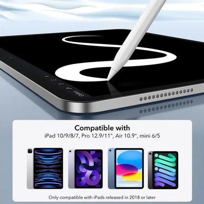 Touch Pen ESR pour Apple iPad, Version Active, Blanc