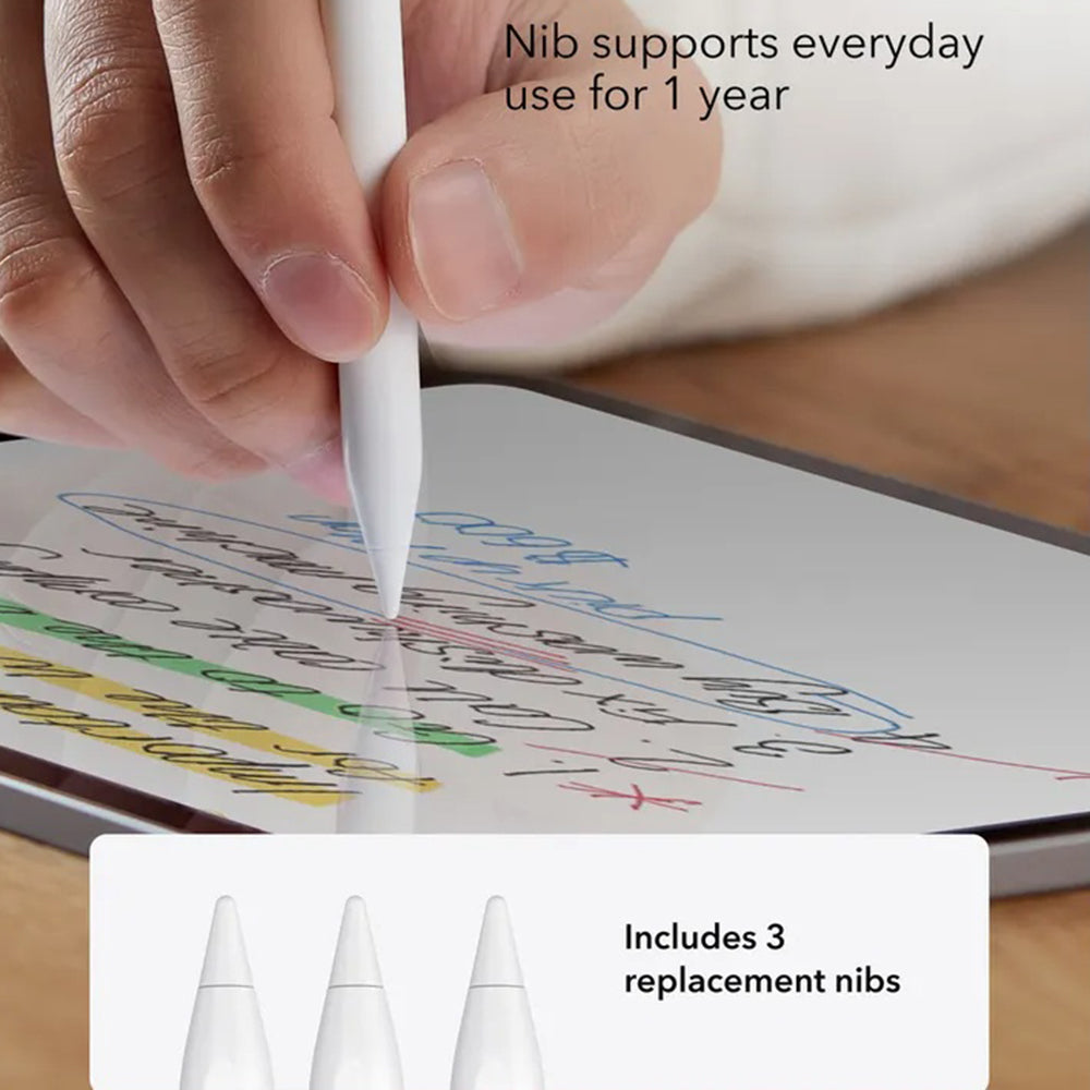 Touch Pen ESR pour Apple iPad, Version Active, Blanc