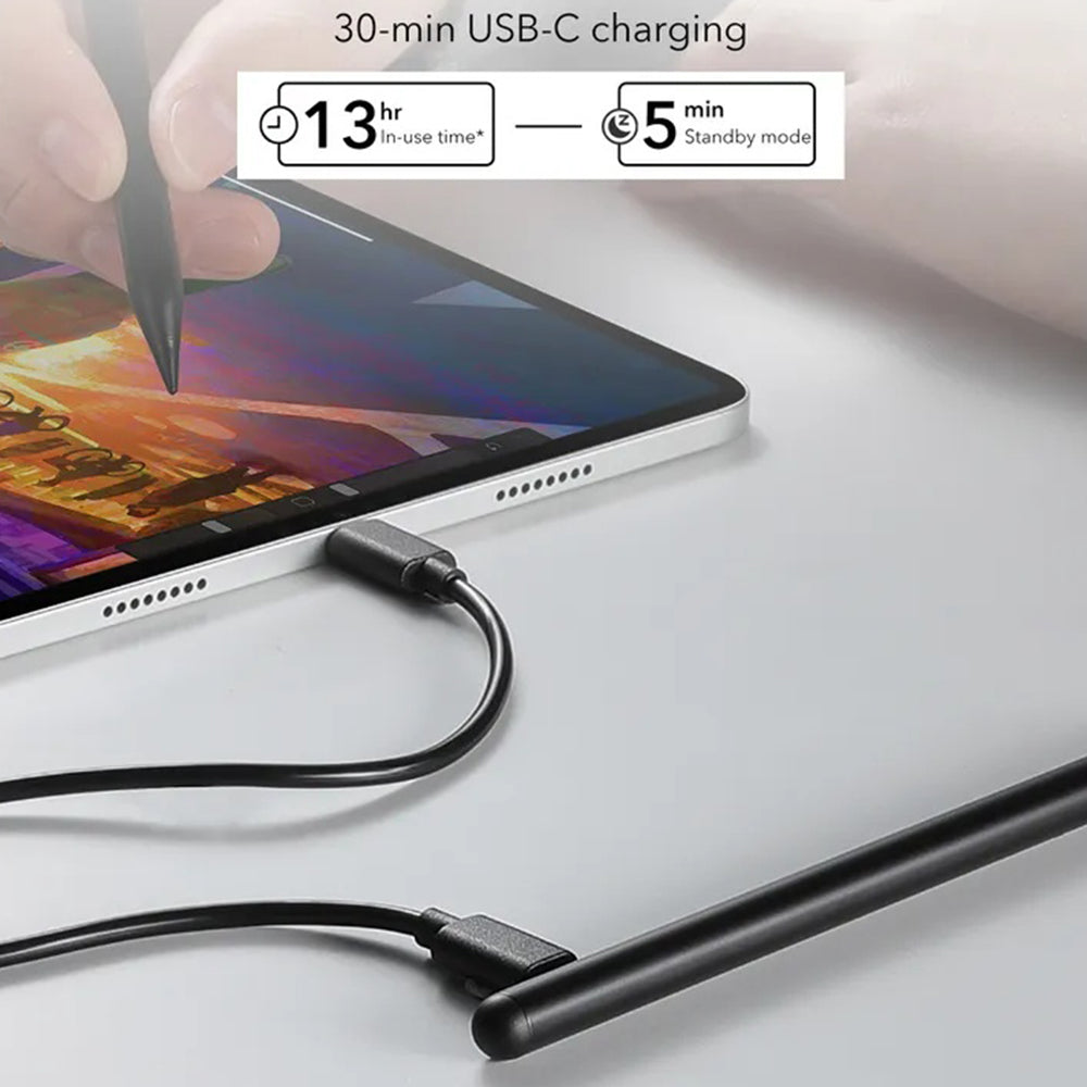 Touch Pen ESR pour Apple iPad, Version Active, Noir