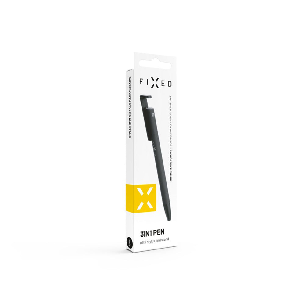 Touch Pen Fixed, 3in1, Schwarz