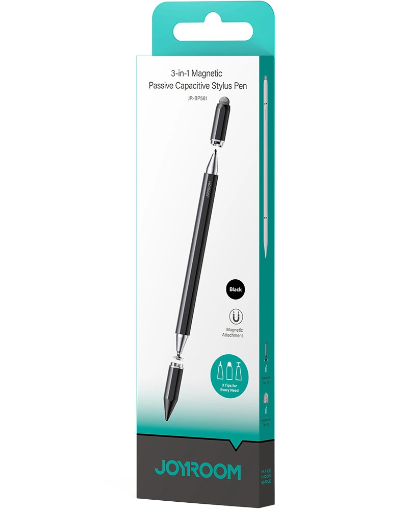 Stylet Joyroom JR-BP561 3en1, Noir