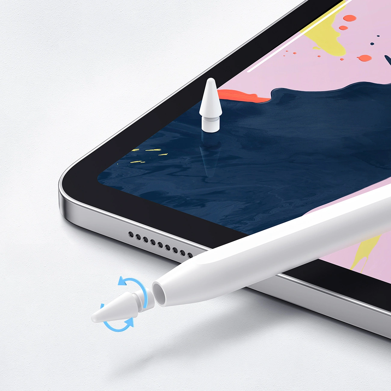 Touch Pen Joyroom JR-X9S Pro für Apple iPad, Active Version, Weiß