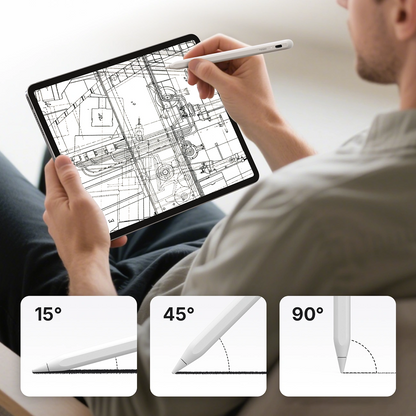 Touch Pen Metapen A8 für Apple iPad, Active Version, Weiß ME-APP152