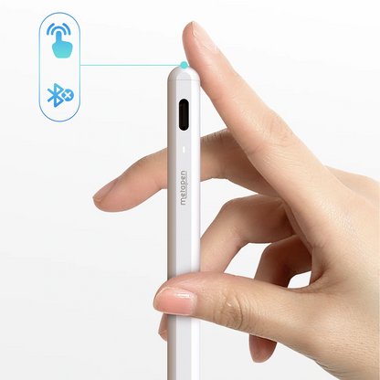 Touch Pen Metapen A8 für Apple iPad, Active Version, Weiß ME-APP152