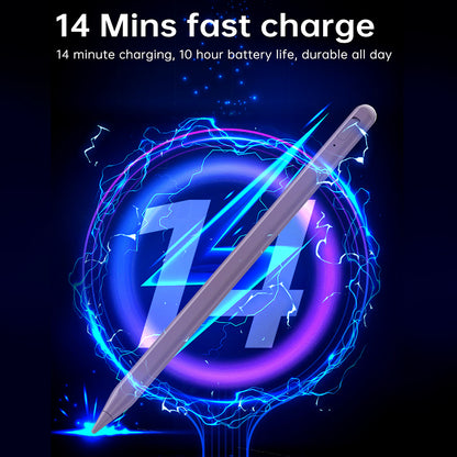 Touch Pen Techsuit AC10SH für Apple iPad, Aktive Version, Lila