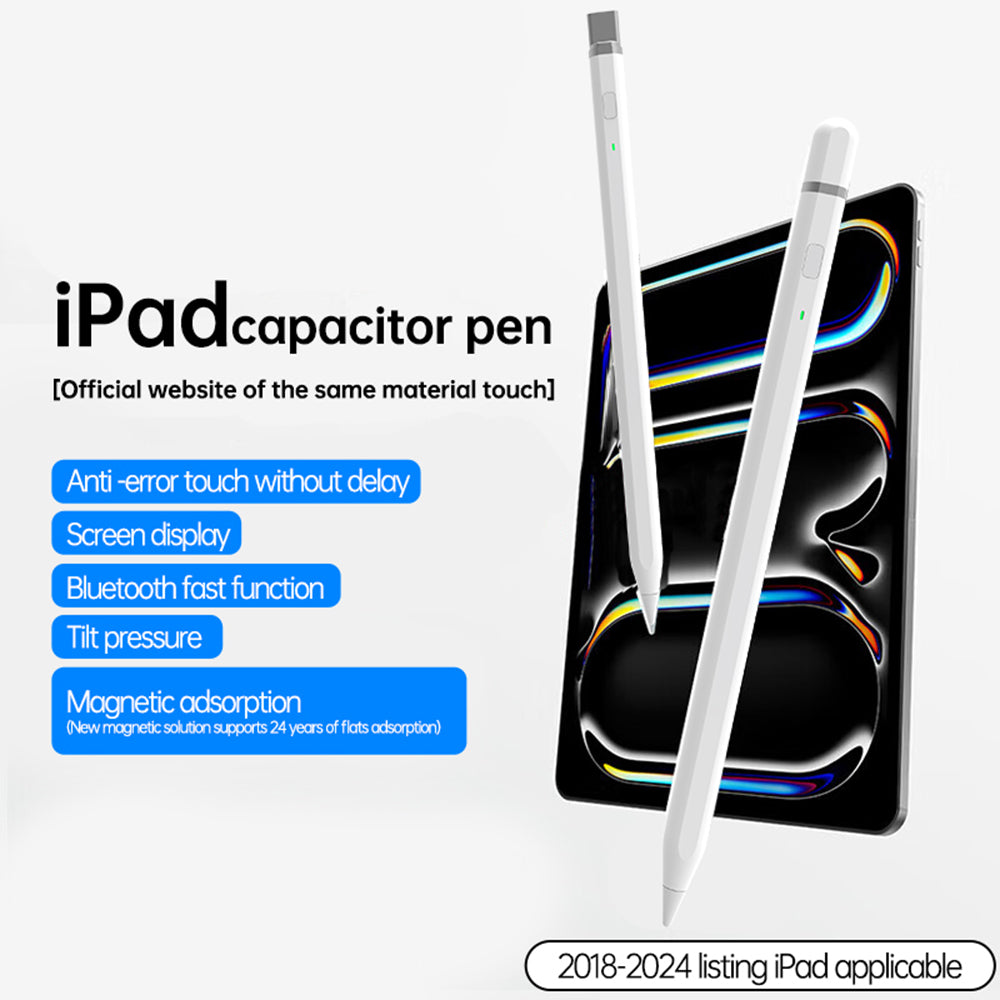 Touch Pen Techsuit AP01 Pro für Apple iPad, Aktive Version, Weiß