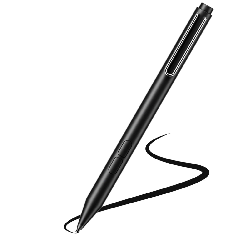 Touch Pen Techsuit F94S für Microsoft Surface / Asus Transformer / Zen / Vivobook / HP Envy / Pavilion / Spectre, Aktive Version, Schwarz