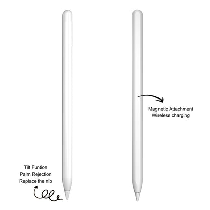 Touch Pen Techsuit M2 pour Apple iPad, Version Active, Blanc