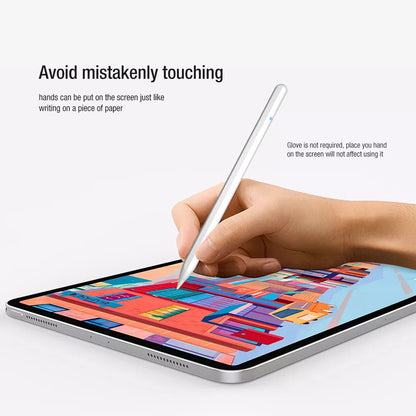Touch Pen Techsuit M2 pour Apple iPad, Version Active, Blanc