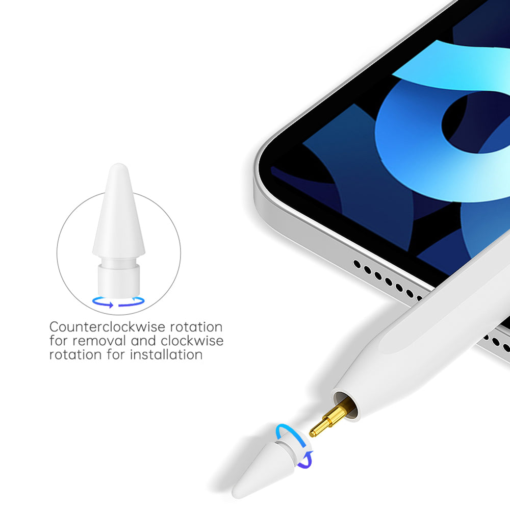 Touch Pen Techsuit V15 für Apple iPad, Aktive Version, Weiß