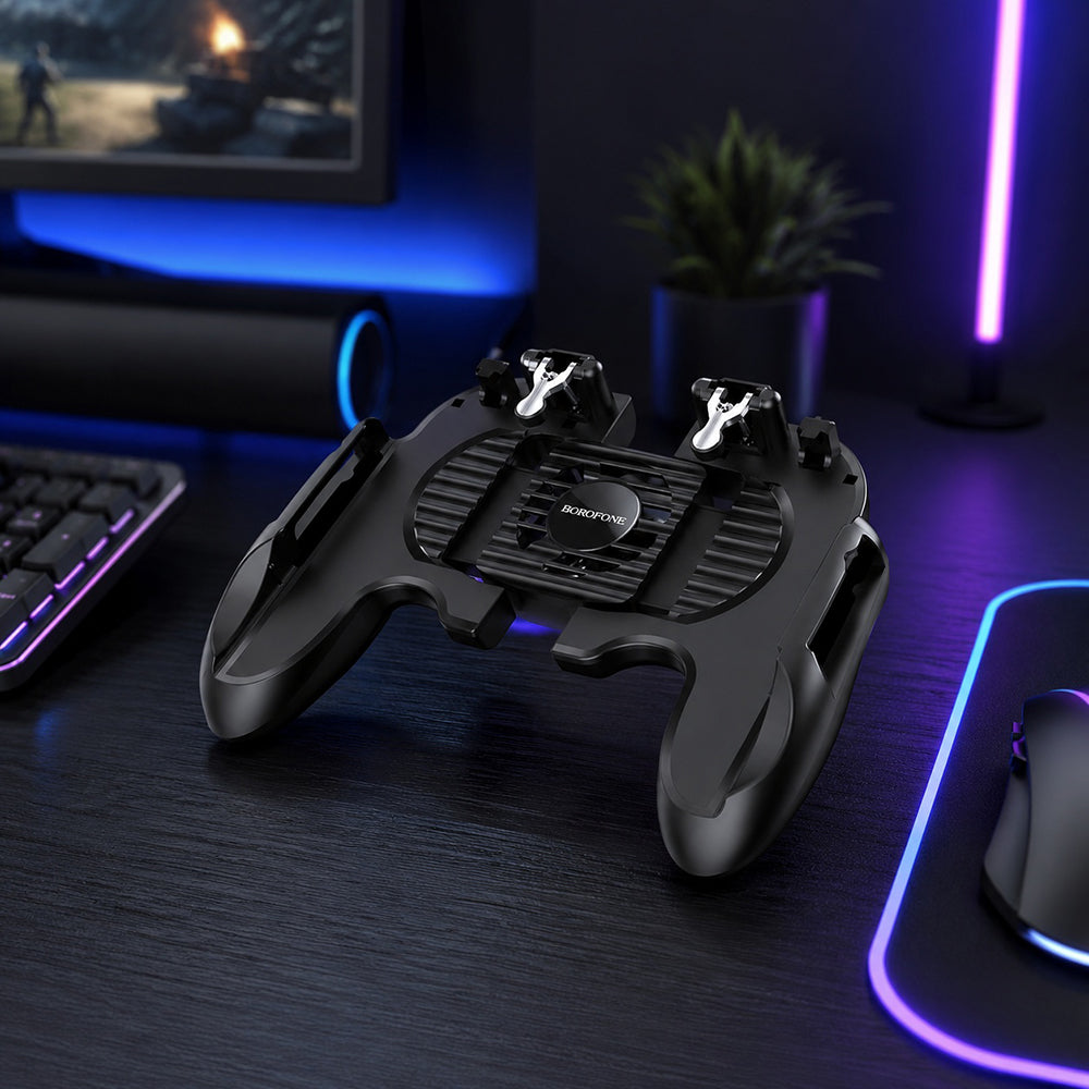 Trigger Gaming Borofone BG3 Warrior für Telefon 4,5 Zoll - 6,7 Zoll, Schwarz