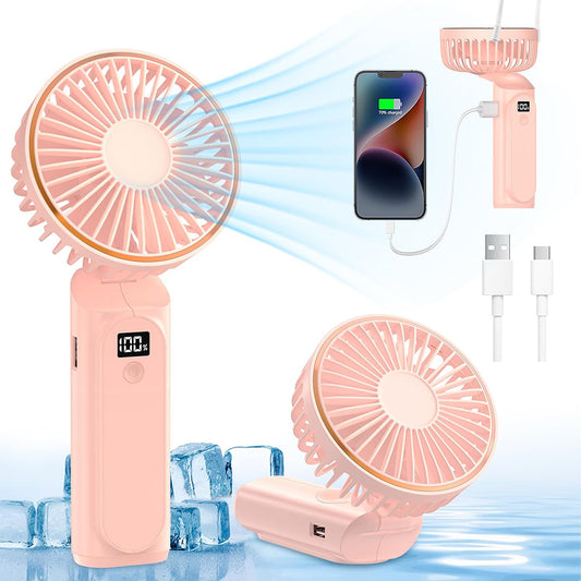 Tragbarer Ventilator Techsuit M12, Rosa