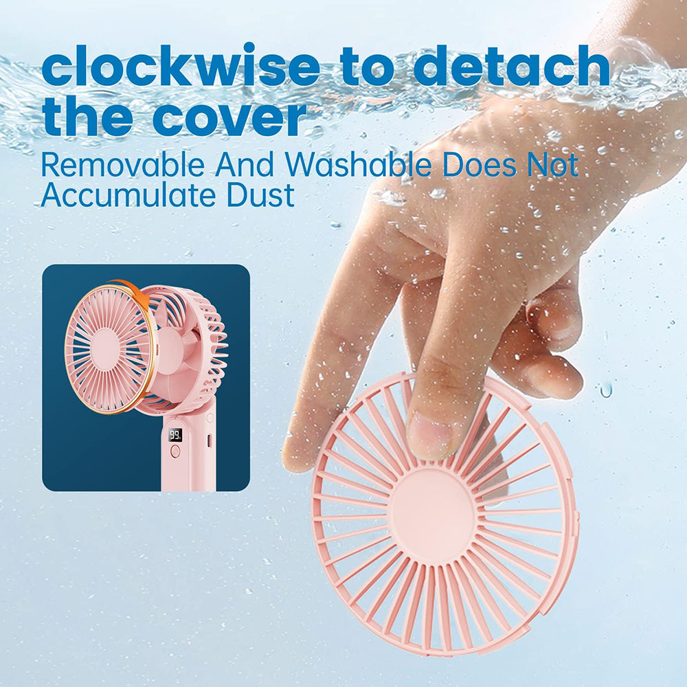 Techsuit M12 Portable Fan, Pink