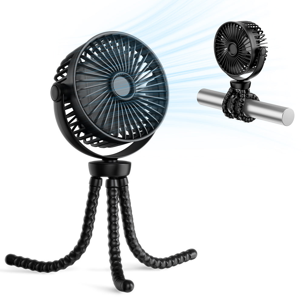 Techsuit VP1 Portable Fan, Black