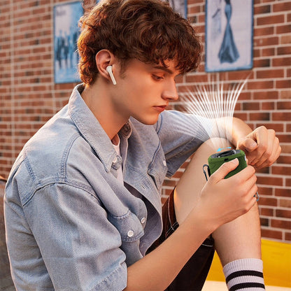 Tragbarer Ventilator Techsuit Z14 mit externem Akku 5000mAh, Grau