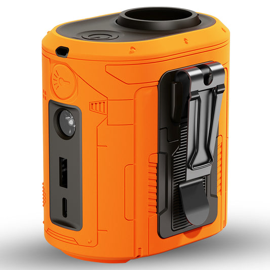 Tragbarer Ventilator Techsuit Z14 mit externem Akku 5000mAh, Orange