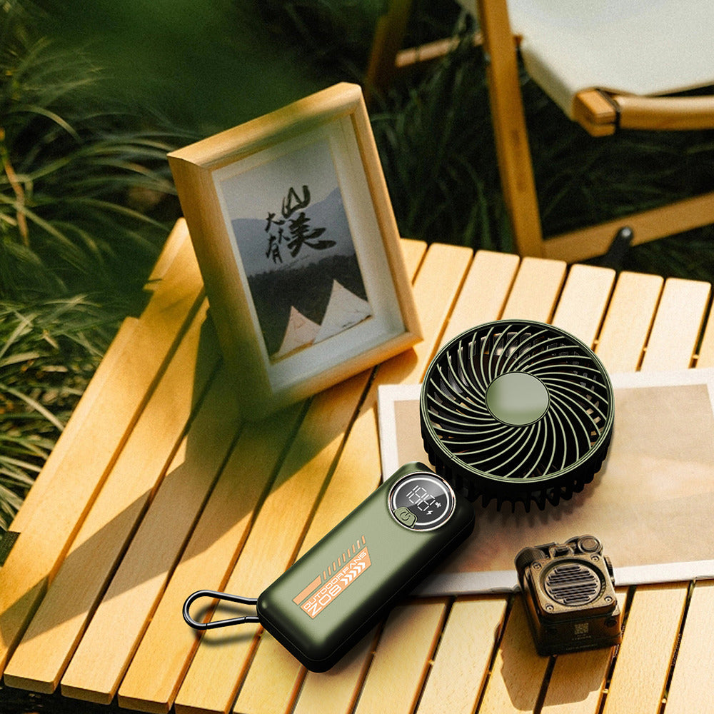 Ventilateur Portable Techsuit Z8, Vert