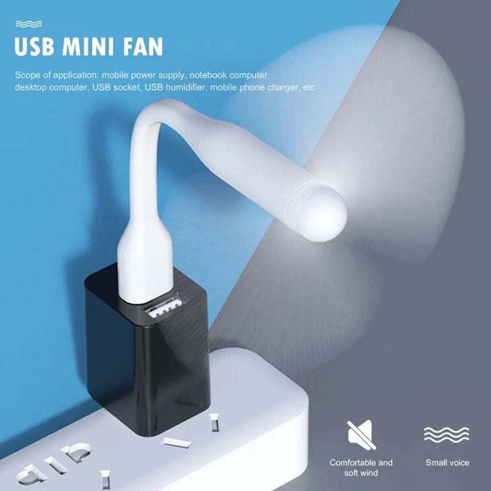 USB-Ventilator Techsuit TUF1, Blau