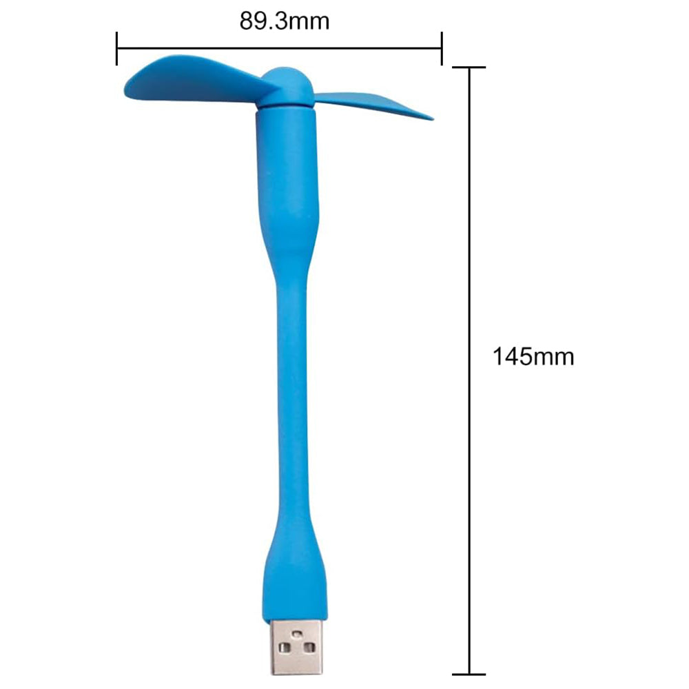 USB-Ventilator Techsuit TUF1, Blau